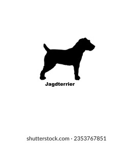 Jagdterrier dog silhouette dog breeds Animal Pet