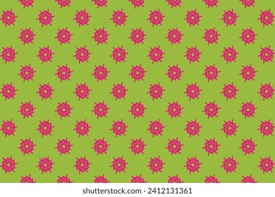 Jagged circle ornament pattern vector illustration.