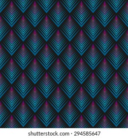 Jagged edge background pattern.