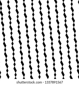 Jagged lines ornament. Seamless pattern. Wavy stripes motif. Triangular waves background. Abstract image. Ethnic backdrop. Digital paper, textile print, web design. Vector