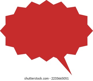 Ilustración de burbuja de discursos de bomba pop