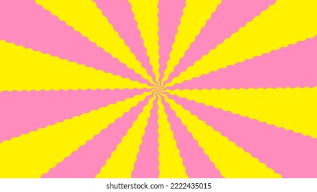 Jagged radiant design color background.