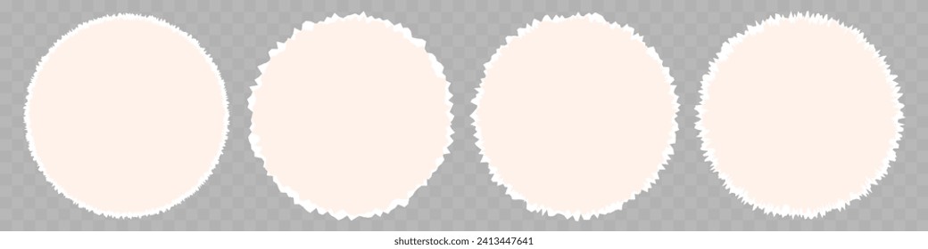 Rectángulo cerrado, ilustración vectorial de banner de papel roto	