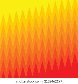 ilustración vectorial de abstracción de calor incipiente