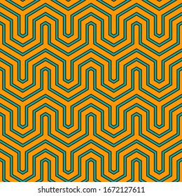 Trazados con motivos.Fondo lineal.Fondo de líneas de zigzag.Patrón sin problemas. Olas geométricas ornamento. Imagen de curvas. Papel digital, impresión textil, diseño web