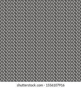 Jagged stripes, slightly wavy, arranged obliquely or vertically at a smaller or greater distance. Pattern and texture of twill fabric in black and white.