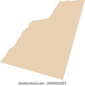 A jagged-edged torn paper sheet with a textured surface in a cartoon style. The illustration depicts a ripped piece of paper with uneven edges and a rough finish. Cartoon vector illustration.