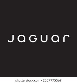 Jaguar car new logo. Jaguar new logo vector design. Jaguar black and white new logo. Logo baru mobil Jaguar.