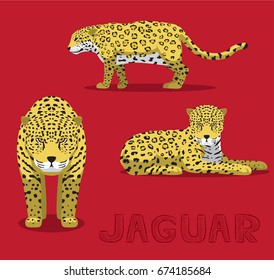 Jaguar Cartoon Vector Illustration