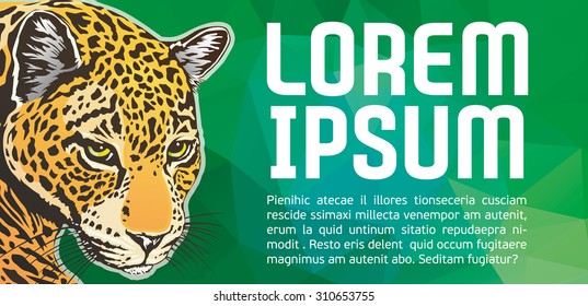 jaguar color poster