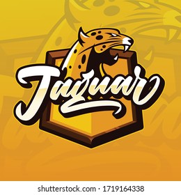 Jaguar esport logo , jaguar logotype , jaguar logo shield