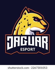 jaguar e-sports logo | mascot | gaming | vector |editable logo 