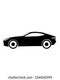 Jaguar F Type English Car Sign Vector