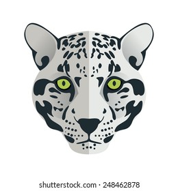 jaguar head flat logo vector for a sport team