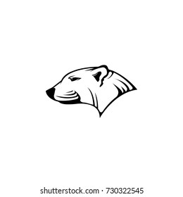 JAGUAR HEAD icon on white background
