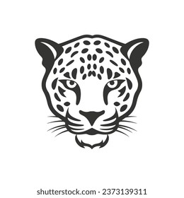 Icono Jaguar sobre fondo blanco - Ilustración vectorial simple