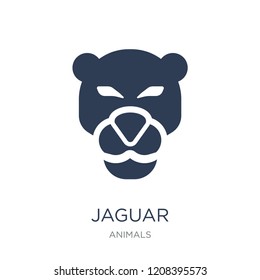 Jaguar icon. Trendy flat vector Jaguar icon on white background from animals collection, vector illustration can be use for web and mobile, eps10