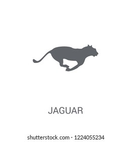 Jaguar icon. Trendy Jaguar logo concept on white background from animals collection. Suitable for use on web apps, mobile apps and print media.