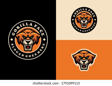 Jaguar Leopard Emblem Mascot Modern Character Logo Design