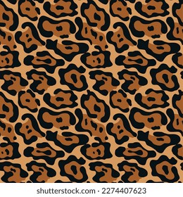 
Impresión Jaguar o leopardo patrón animal sin fisuras en textil, fondo de moda, diseño vectorial