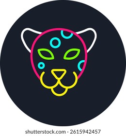 Jaguar Line Multi Colour Circle