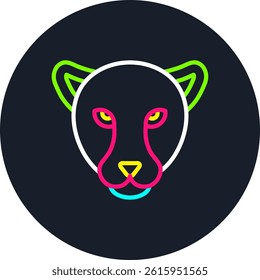 Jaguar Line Multi Colour Circle