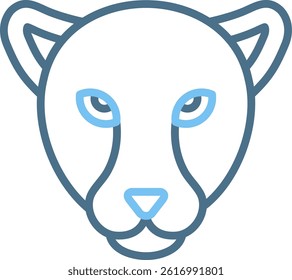 Jaguar Line Two Colour Icon