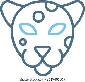 Ícone de duas cores da linha Jaguar