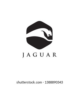 Jaguar logo design vector template