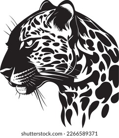 Jaguar Logo Monochrome Design Style 