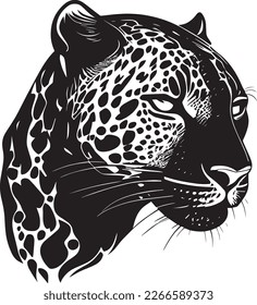 Jaguar Logo Monochrome Design Style 