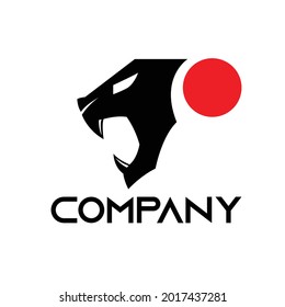 Jaguar Logo Red Circle Above Symbolizing Stock Vector (Royalty Free ...