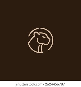 Logotipo da Jaguar em design de arte simples e em linhas arrojadas.