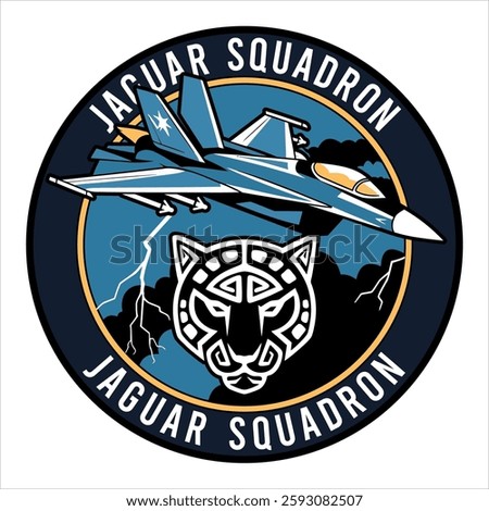 Jaguar Military Logo patch-badge vector file