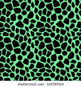 Jaguar Skin Pattern. Animal Print for Textile Design / Vector Illustration