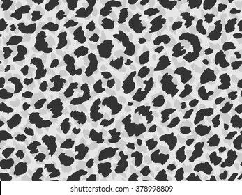 Jaguar Skin Seamless Pattern.  Animal Print for Textile Design / Vector Illustration