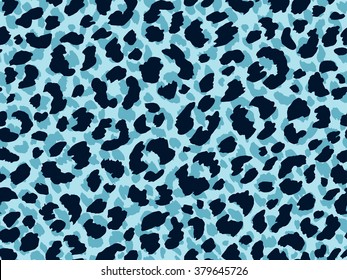 Jaguar Skin Seamless Pattern.  Animal Print for Textile Design / Vector Illustration