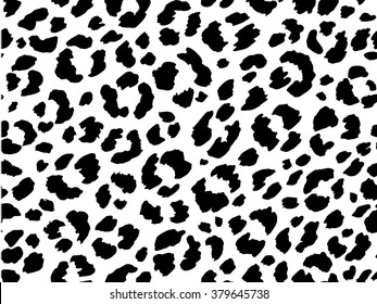 Jaguar Skin Seamless Pattern.  Animal Print for Textile Design / Vector Illustration