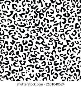 Jaguar, tiger seamless pattern on a white background. Illustration for clothes, various products.