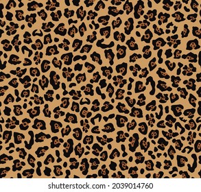 Jaguar vector print, yellow seamless pattern, stylish trendy clothing background.