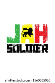 Jah Soldier Reggae Music Lion Of Judah Rastafari Jamaican Music Rasta Flag