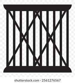 Jail Bars.line icon. eps 10.