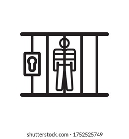 Jail Icon Design Vector Template