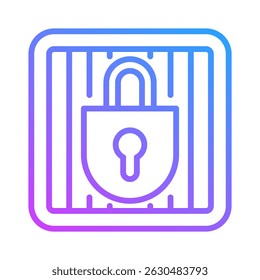Jail Icon Element For Design