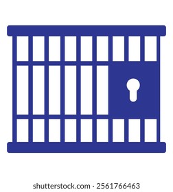 Jail Icon. Prison icon vector illustration eps 10.