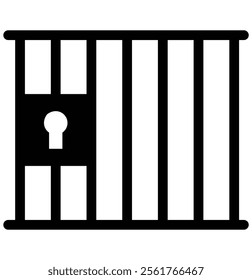 Jail Icon. Prison icon vector illustration eps 10.
