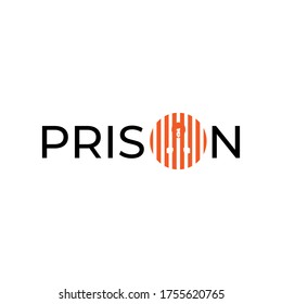 Das Jail-Symbol im trendigen Flachstil für das Logo-Design Ihrer Website, Logo, App, UI. Vektorgrafik, EPS