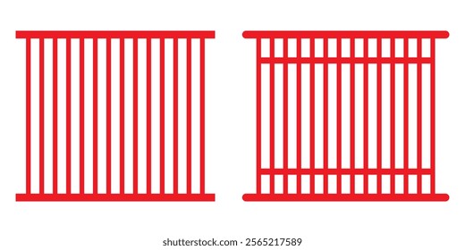 Jail icon. Trendy flat vector Jail icon on transparent background from law and justice collection.