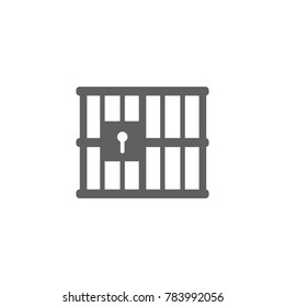 Jail icon vector
