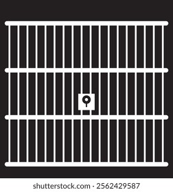 Jail icon vector . 333